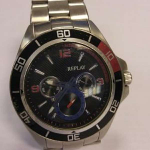 REPLAY 大裝45mm(霸的49mm)潛水電子錶