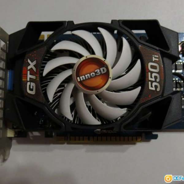 INNO3D Nvidia GTX550TI 192BIT DDR5 1GB Display Card 顯示咭 -已重加新散熱膏及清...