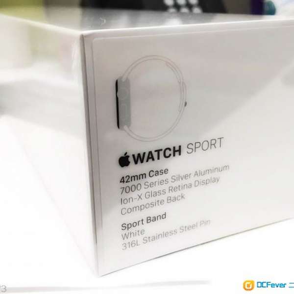 Apple Watch Sport 42mm 白色錶帶