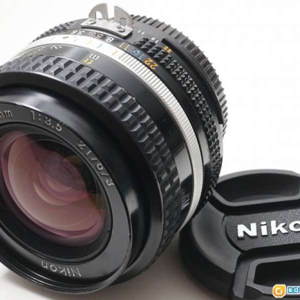 Nikon Nikkor 20mm f/3.5 Ais  藝康最細嘅超廣角  輕巧   袖珍     鏡片95新