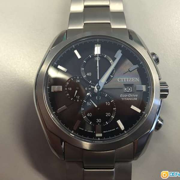 Citizen Eco-Drive Titanium 大三圈 廣告款 (not seiko)