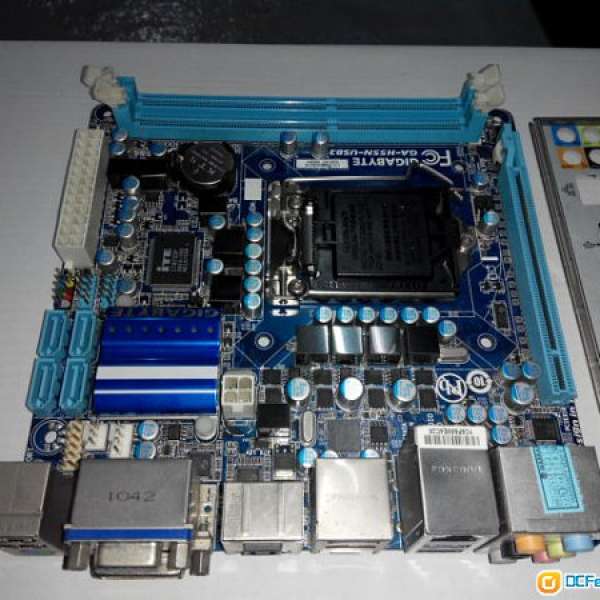 (ITX) GIGABYTE H55底板 (Model: GA-H55N-USB3) (100% WORK)