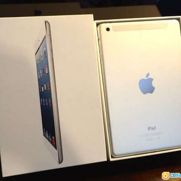 Apple - ipad Mini 1 + Cellular 16G White Color