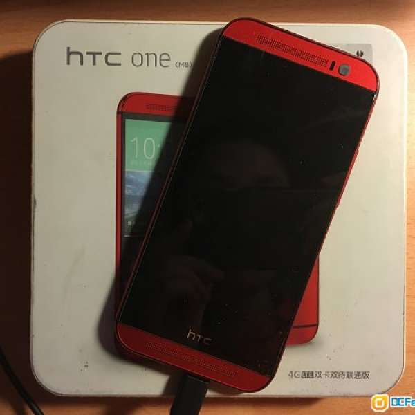 HTC M8e M8 雙卡 雙咭 Dual sim 聯通 大陸 外遊 紅 Red 100% work 80% 新 New