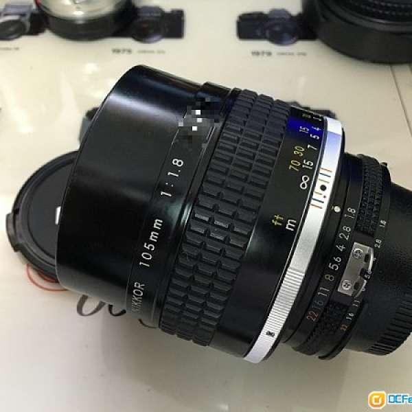 Over 90% New Nikon 105mm f/1.8 AIS Lens