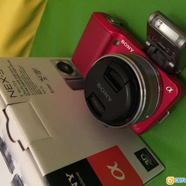 Sony NEX-3 紅色 ＋ E16 mm kit set