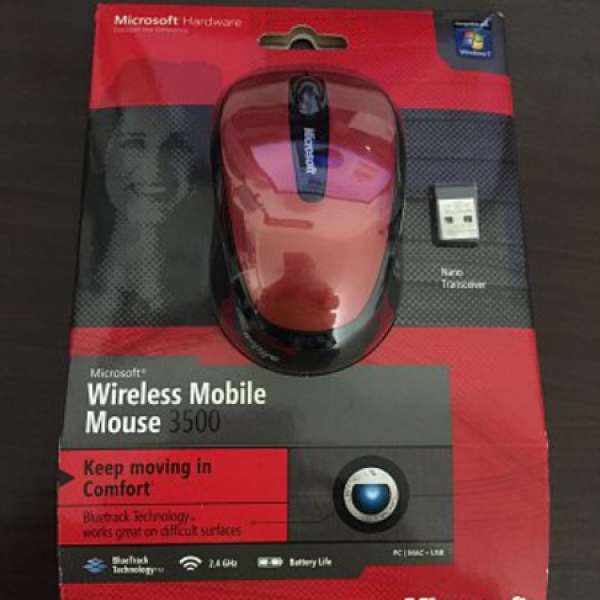 Microsoft Bluetooth Mobile Mouse 3500 無線行動滑鼠 3500