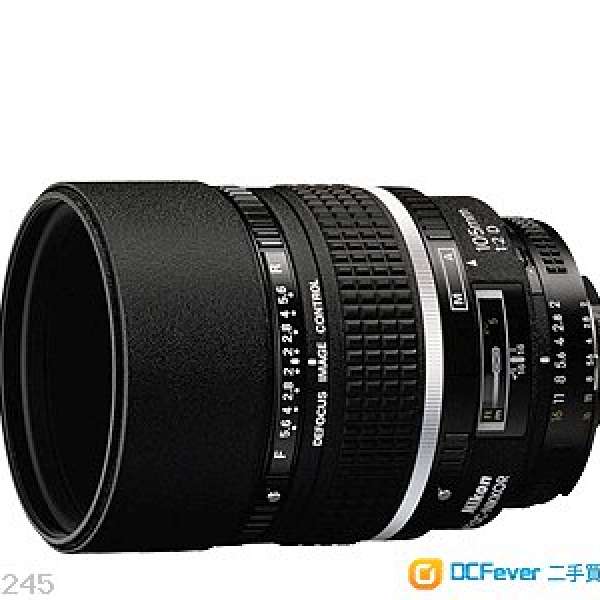 出售超新 Nikon AF DC NIKKOR 105mm F/2D 鏡頭