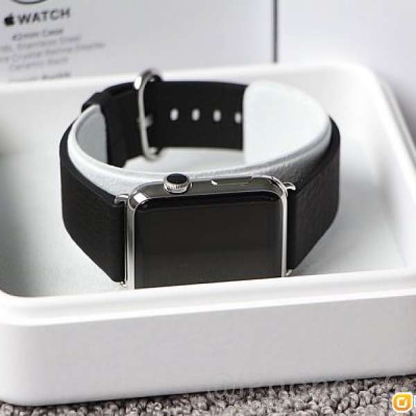 APPLE WATCH 42mm Case 316L stainless Steel 90% New