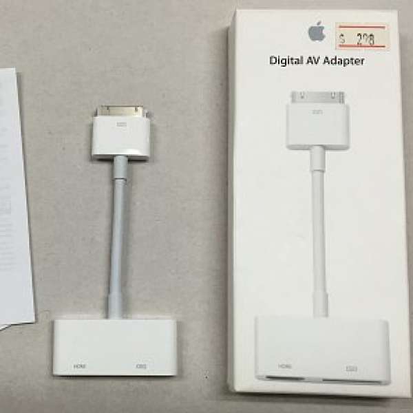 Apple iPad (30 pin) HDMI & Battery Charge AV Adapter