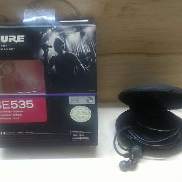 Shure SE 535 耳機 全套齊料