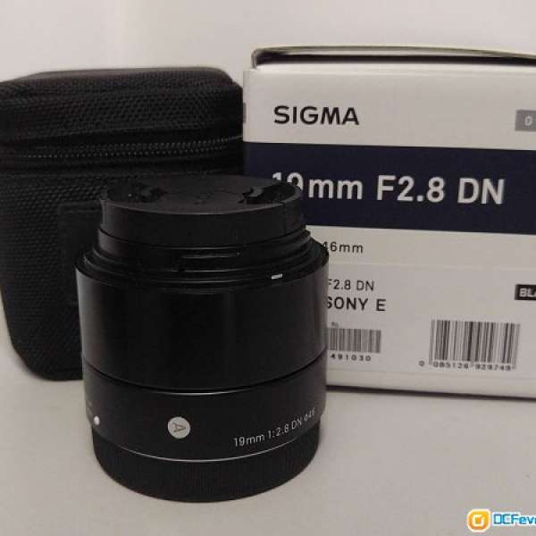 SIGMA 19mm F2.8 DN FOR SONY E