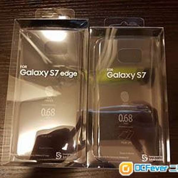 [韓國製造]S7 S7 edge 原廠保護套連兩張mo貼