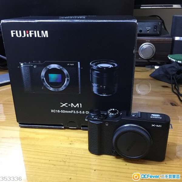 Fujifilm X-M1 黑色淨BODY (XM1, Black) 連副廠手柄