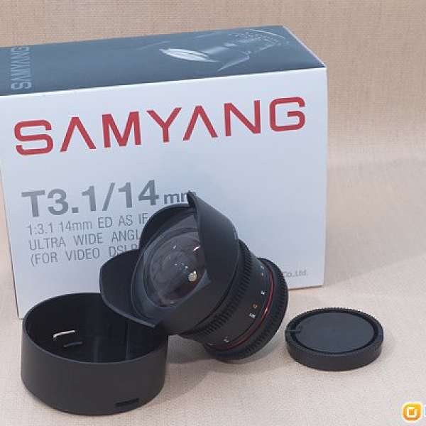 Samyang 14mm T3.1 VDSLR ED AS IF UMC II (Sony Mount)
