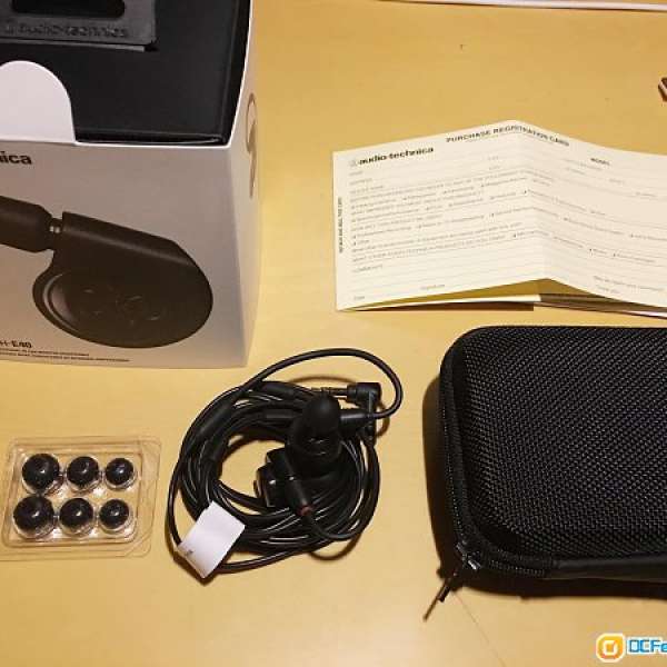 最新 Audio Technica E40 earphone 雙動圈 入耳 99.99%新 美國買