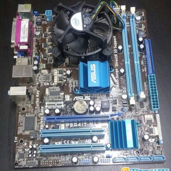 Intel E6500 Core 2 Duo CPU w/ P5G41T-M LX