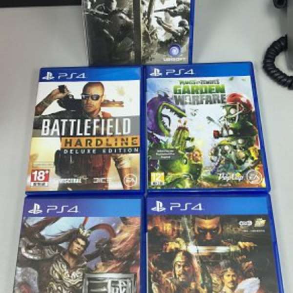 售 PS4 Games-三國志 13 Battlefield Hardline 三國無雙7 with 猛將傳 RAINBOW SIX