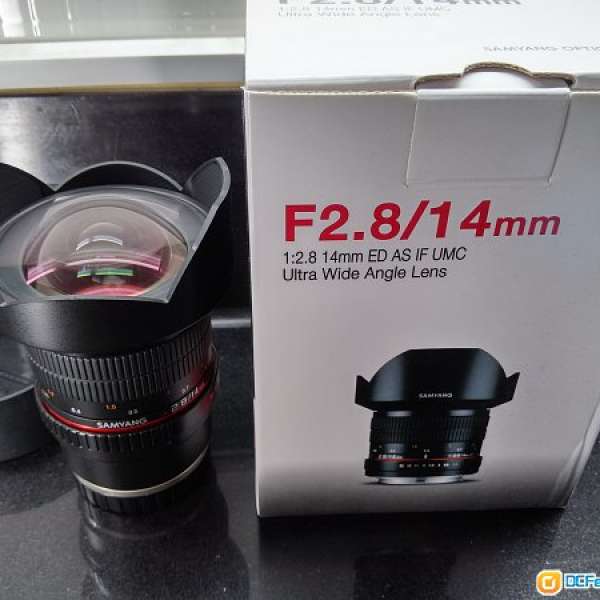 Samyung 14mm f2.8 E mount for A7