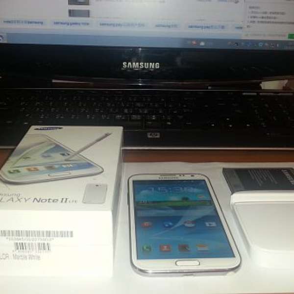 Samsung Note 2  N7105  LTE 4G 香港行貨 白色 *90% new