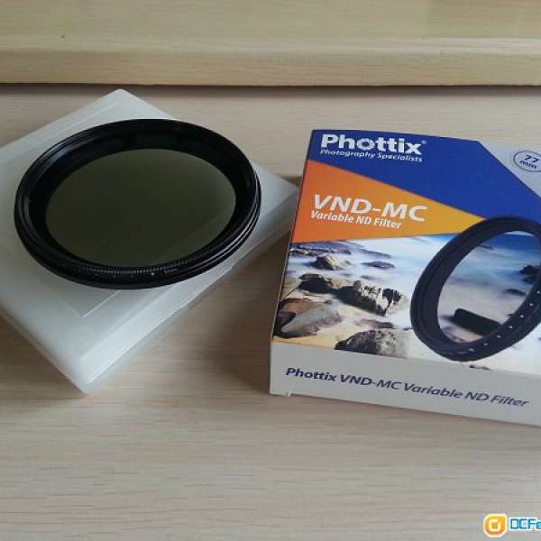 99% new Phottix 77mm VND2-400 MC filter