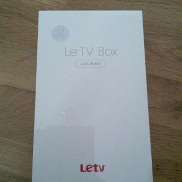 全新未開LeTV BOX 4K標準版連12個月會藉