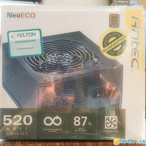 出售:ANTEC NeoEco 520W. 火牛
