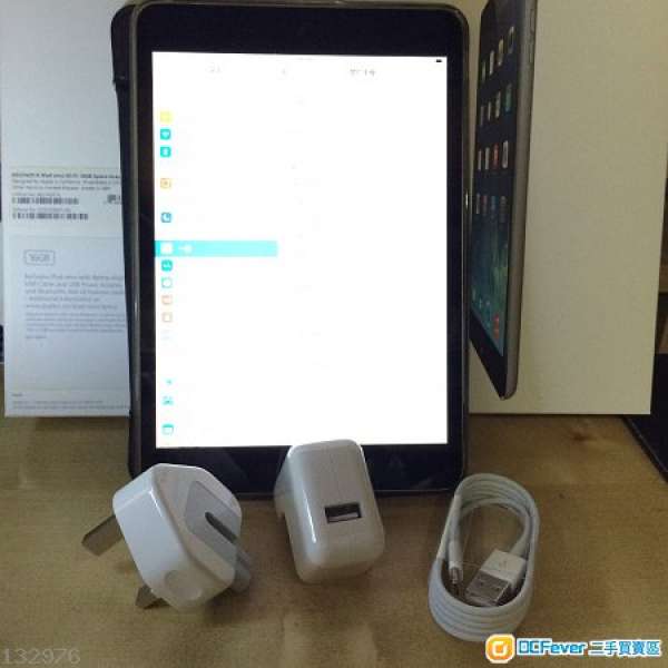 激新無花無凹黑色 iPad mini2 16GB wifi (包全新原廠配件)