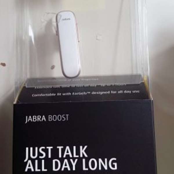 二手JABRA BOOST藍芽耳機 原裝只有USB 線及不同SIZE 耳膠