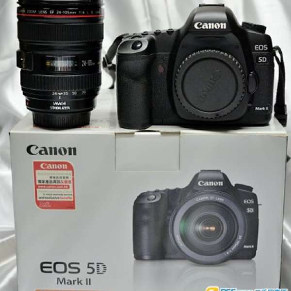 Canon 5D mk II + EF 24-105mm L IS USM kit set