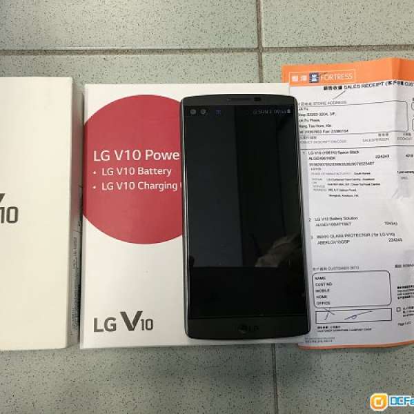 LG V10 黑色 港行 全套