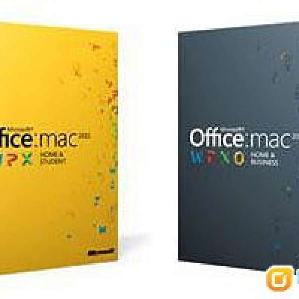 [正版全新] Microsoft Office 2011 for Mac Home / Business (絕版－3用戶版)