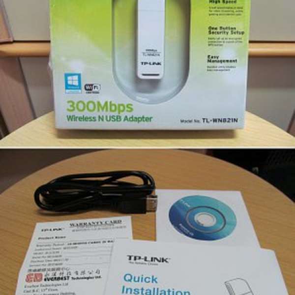 TP-Link Wireless N USB Adapter(只用過一次)