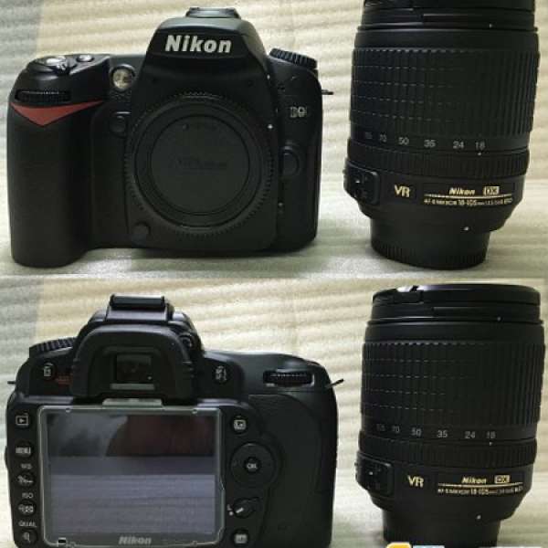 Nikon D90 18-105 VR Kit Set 95%新
