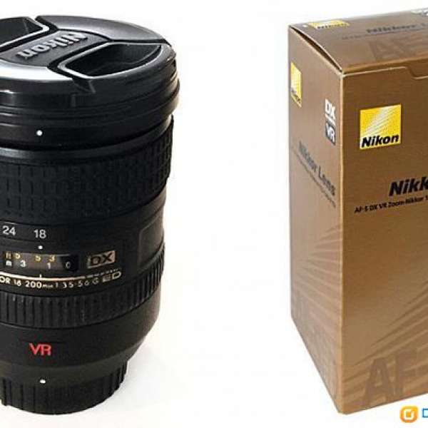 Nikon AF-S DX VR Zoom-Nikkor 18-200mm f/3.5-5.6變焦鏡頭 如出廠新鏡一樣