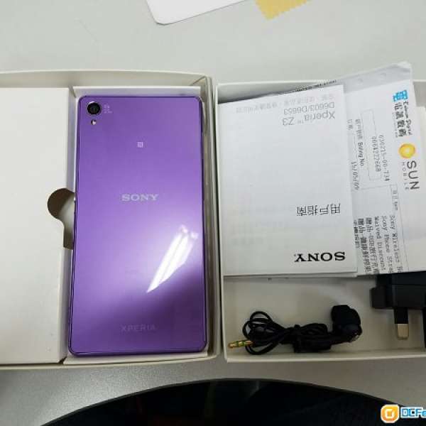 Sony Xperia Z3  D6653 紫色 單卡 港行 85% 新