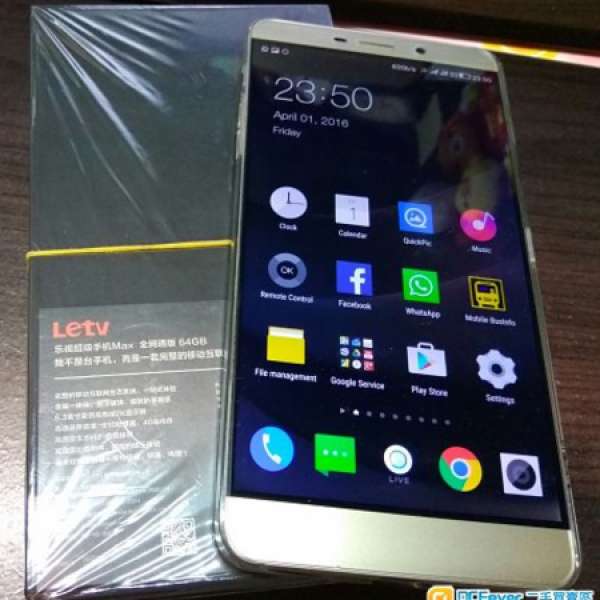 Letv Max 64G 金色 98%新 全網通 雙卡雙待 4G+