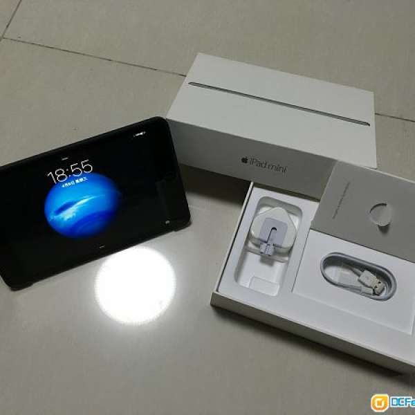 Apple IPad mini 4 128GB Wi-Fi+Cellular LTE 版全套太空灰色