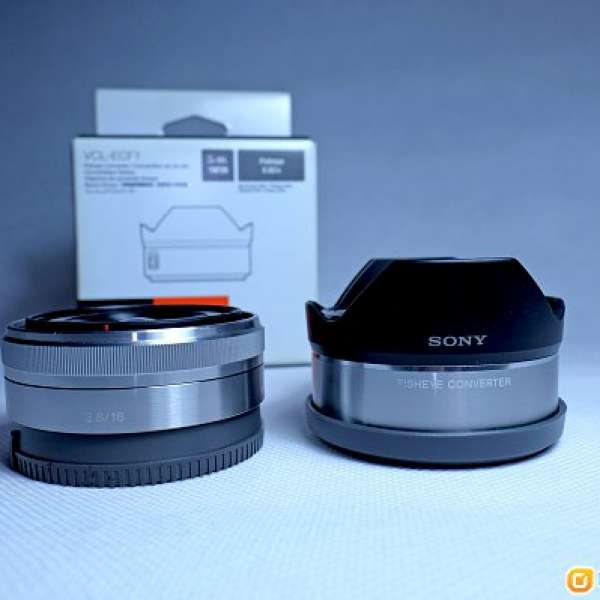Sony SEL16 f/2.8 餅鏡 + 魚眼
