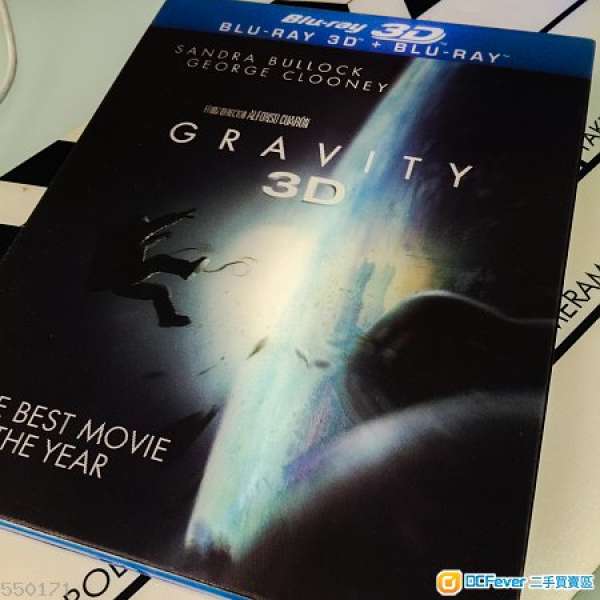gravity 電影 3D blu-ray
