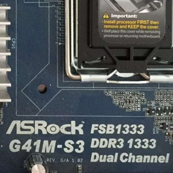 ASROCK Socket 775 G41M-S3主機板