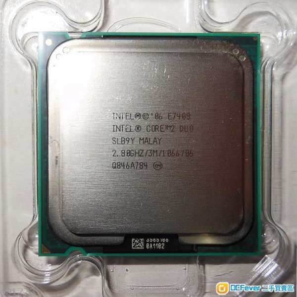 Intel Core 2 Duo E7400 2.80GHz 3M 1066MHz LGA775 雙核CPU!