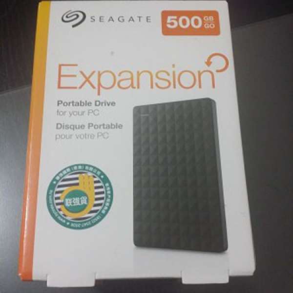 500G Seagate Hard External 外置 USB 3.0 Window 10 未開盒 全新