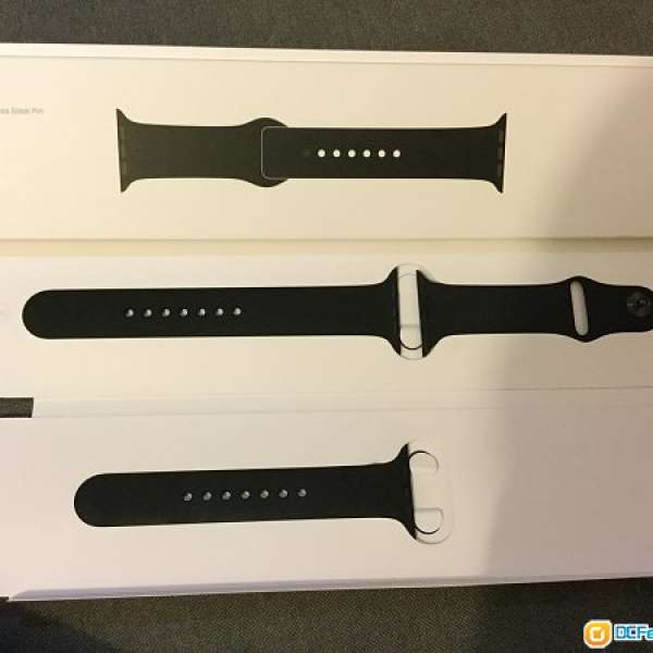 Apple Watch Sport 原裝黑色錶帶42mm 有盒