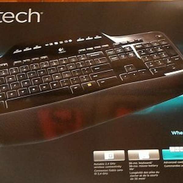 全新美版 Logitech MK710 無線滑鼠鍵盤組