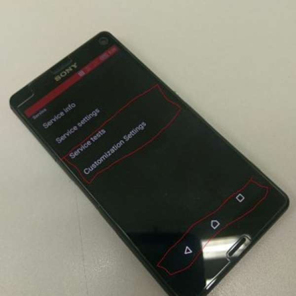 Sony Xperia Z3 Compact 黑色 (MON 有問題)