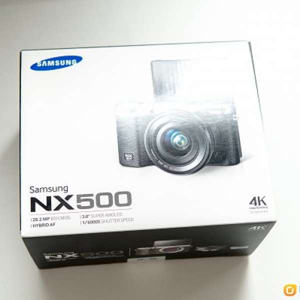 Samsung NX500 with 16-50lens kit