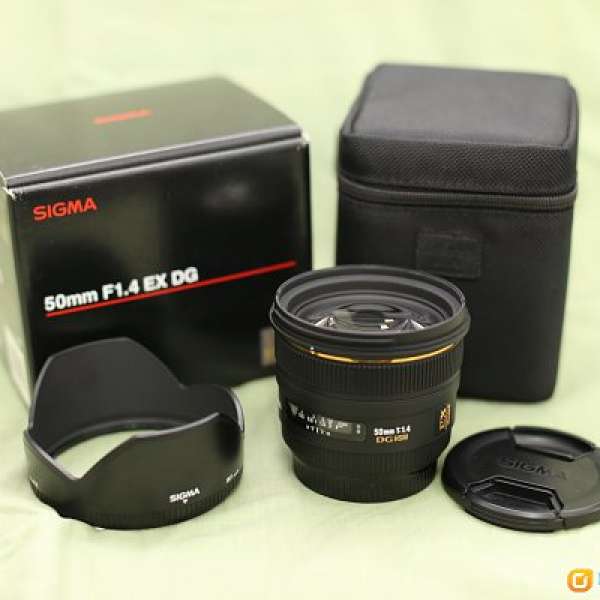 SIGMA 50mm f1.4 EX DG (for Canon)