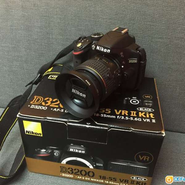 99%新Nikon D3200 18-55mm VR2 單反相機