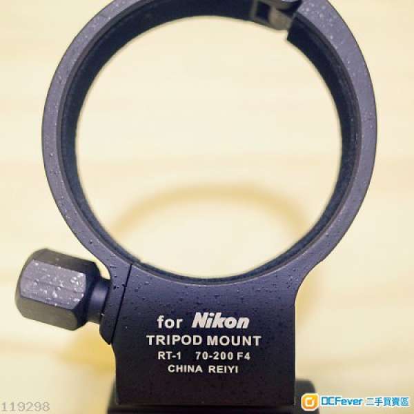 100%全新，未用過，腳架環, 內徑67~68mm (適合Nikon AF-S 70-200mm F4使用)